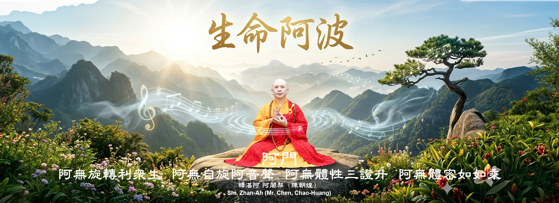 釋湛阿 阿闍梨 虛空如來山阿密寺