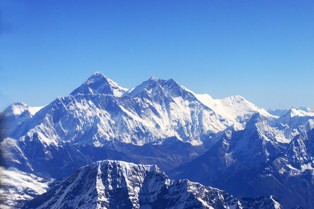 釋湛阿（Shi, Zhan-Ah）阿闍梨-親拍-聖母峰(Mount Everest)遠景