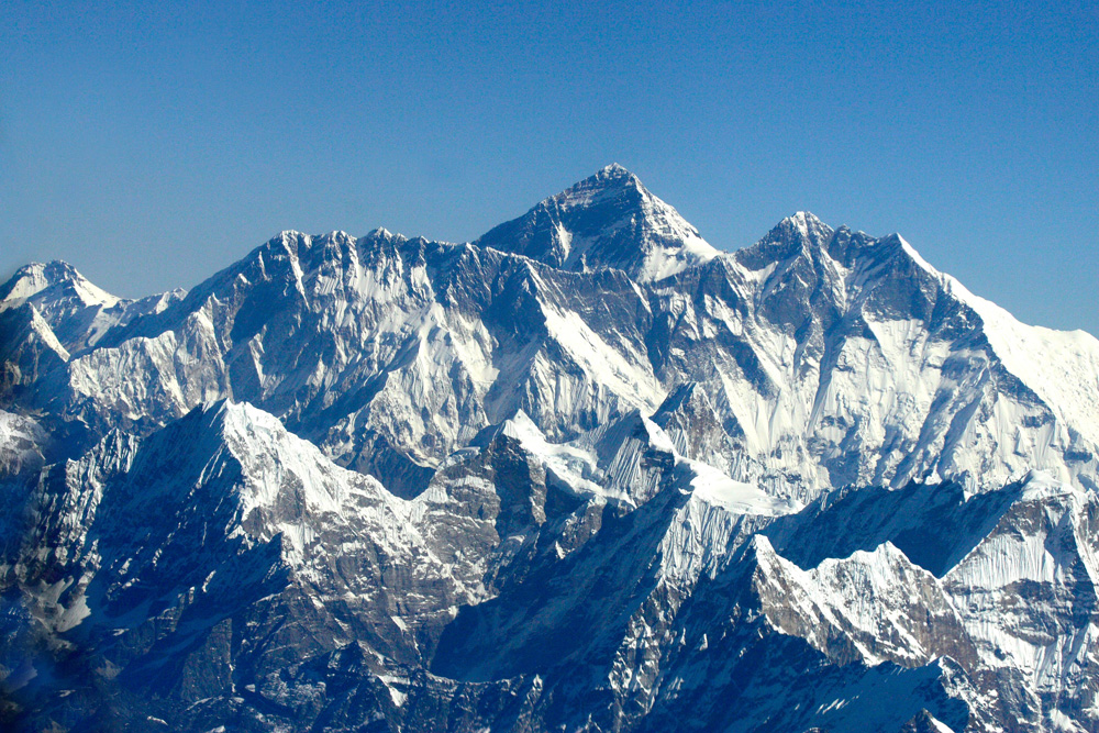 釋湛阿（Shi, Zhan-Ah）阿闍梨-親拍-聖母峰(Mount Everest)遠景