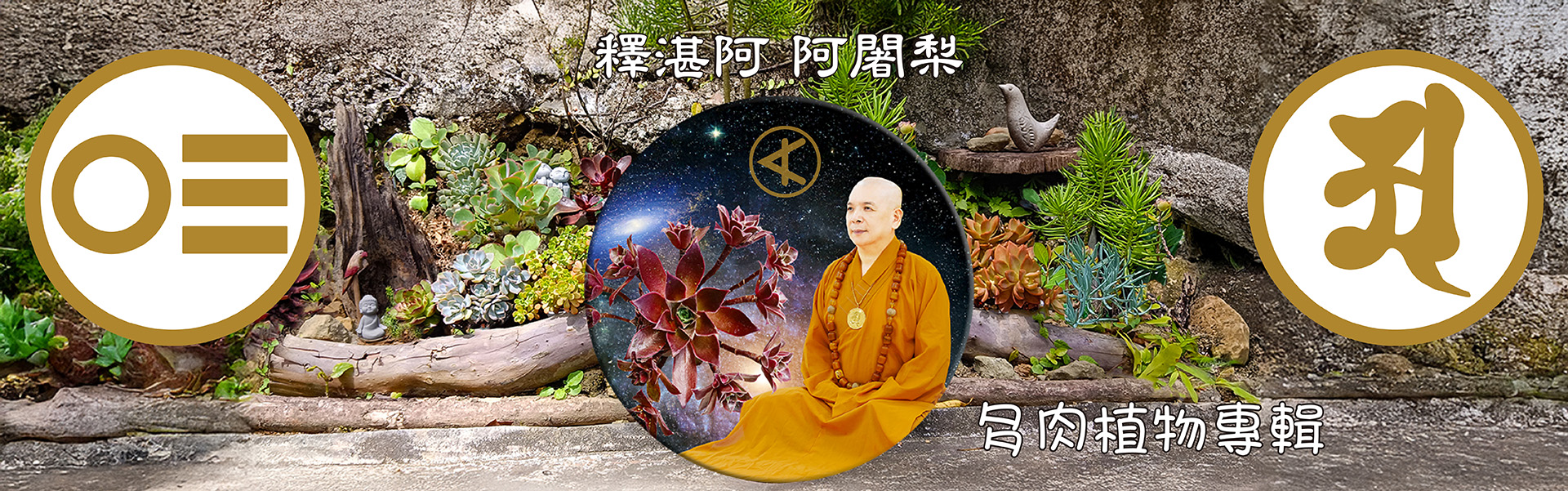 釋湛阿 阿闍梨 多肉植物專輯
